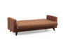 Atelier Del Sofa Polya - Sofá cama de 3 plazas en Rojo teja